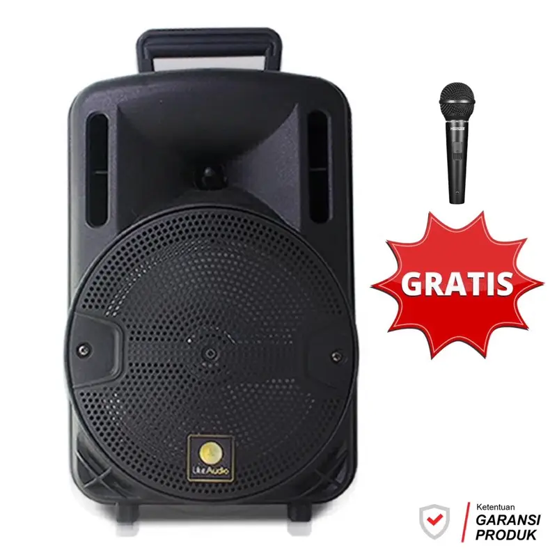 COD Speaker Bluetooth 3381/338 Bonus Mic 6 8inc /Salon Aktif Portable Radio Fm/Speaker Wireless Led -Sounday
