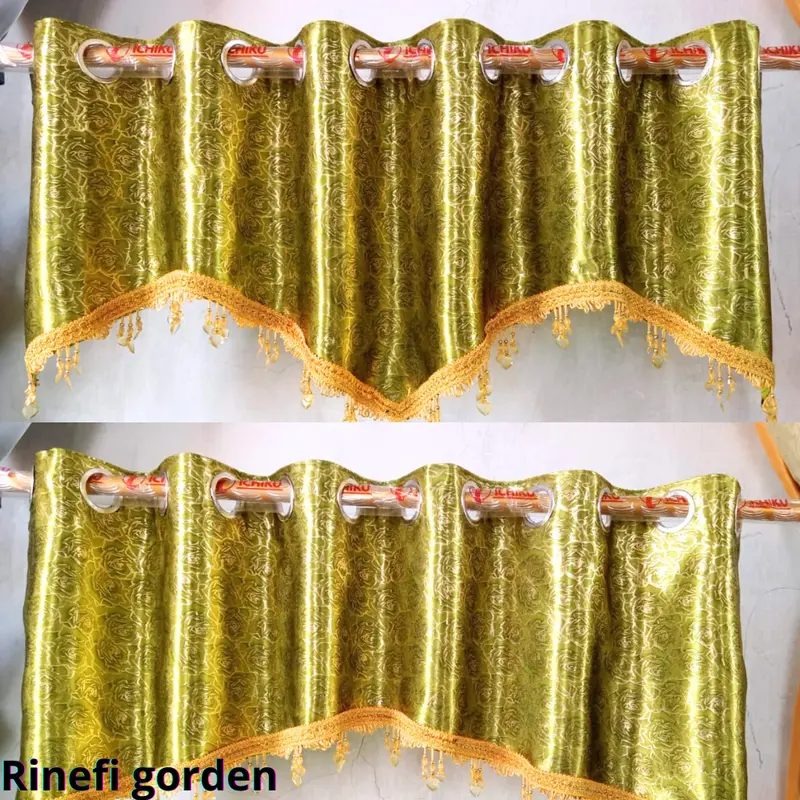 GORDEN PONI ATAS PINTU MEWAH ELEGAN BAHAN KAIN BLACKOUT IMPORT Jendela 1