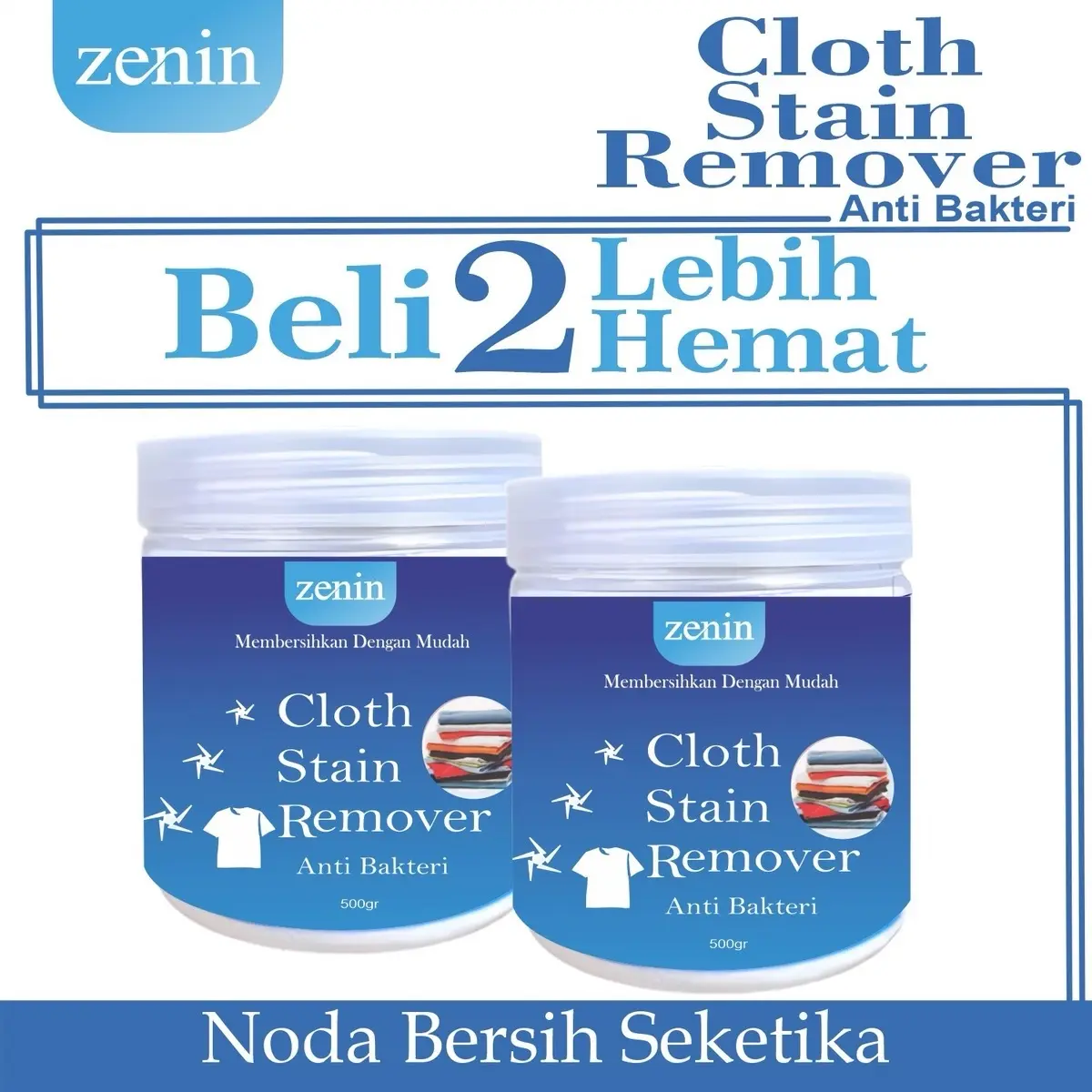 Beli 2 Lebih Hemat cloth stain remover detergen penghilang noda kain membandel Jamur Kuning Bintik Hitam