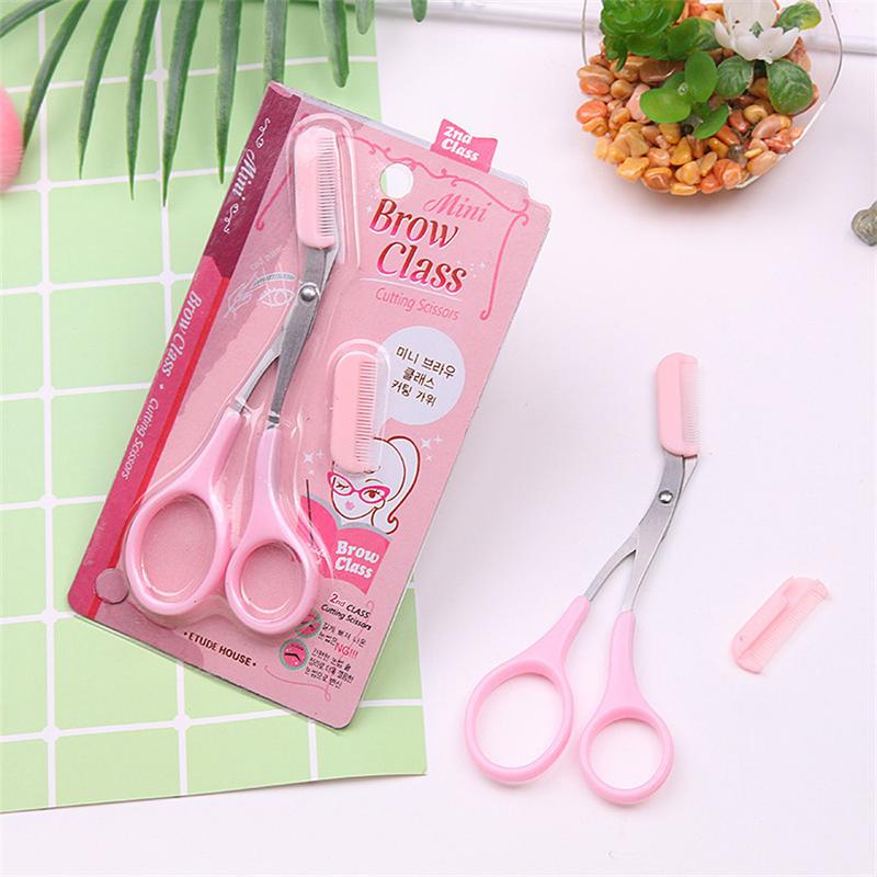 Product Introduction of Beginners' eyebrow sword rescue hand disabled party eyebrows, scissors, beauty cutting, eyebrow cutting, eyebrow cutting, autumn and winter makeup, cut -off eyebrow comb, portable festival makeup DIY beauty tool Cosmetic 2