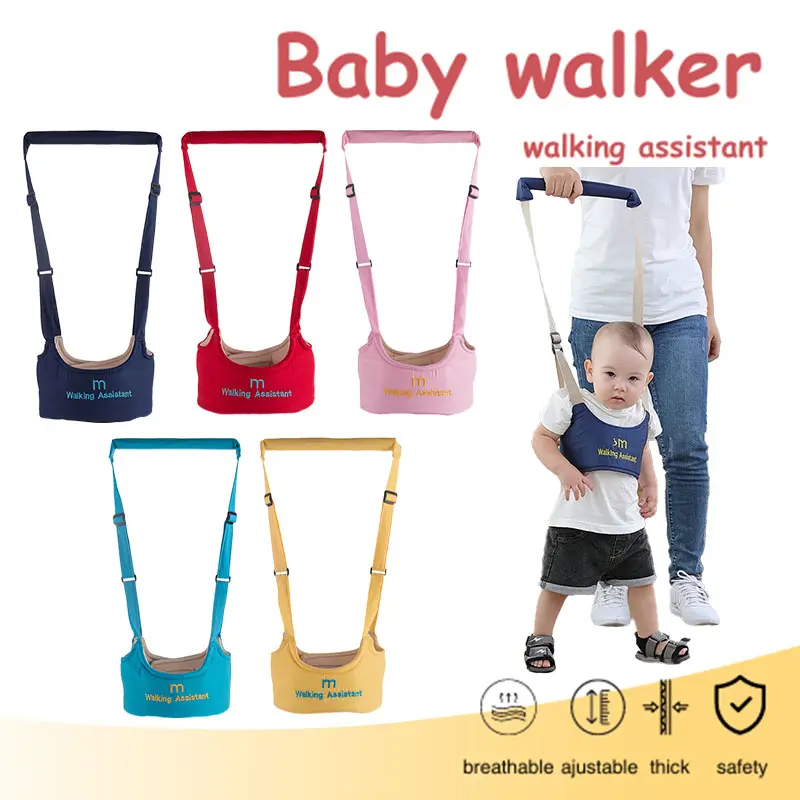 Baby Thick Walker Harness Learning Walking Harness Safety Newborn Walking Belt Assistant Embroidery