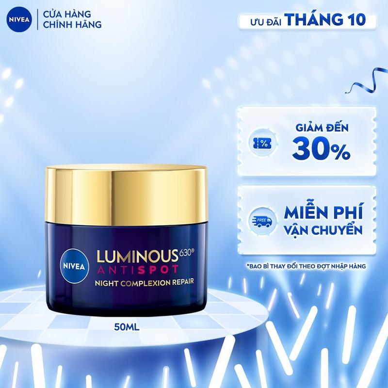 Kem Dưỡng Da Ban Đêm NIVEA LUMINOUS 630 (50 ml) - 94134