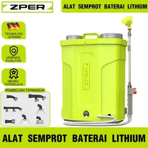 【COD】ZPER Alat Semprot Tangki Sprayer Manual 18 Liter Elektrik ZP029 semprotan pertanian tangki semprot pertanian tangki semprot elektrik sprayer sprinkler  penyiram tanaman Air Biru semprotan pertanian elekt Watering & Irrigation tanpa garansi cerdas