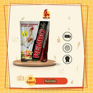 REMBO isi 20 Extra Fooding Ayam dan Multivitamin ayam laga