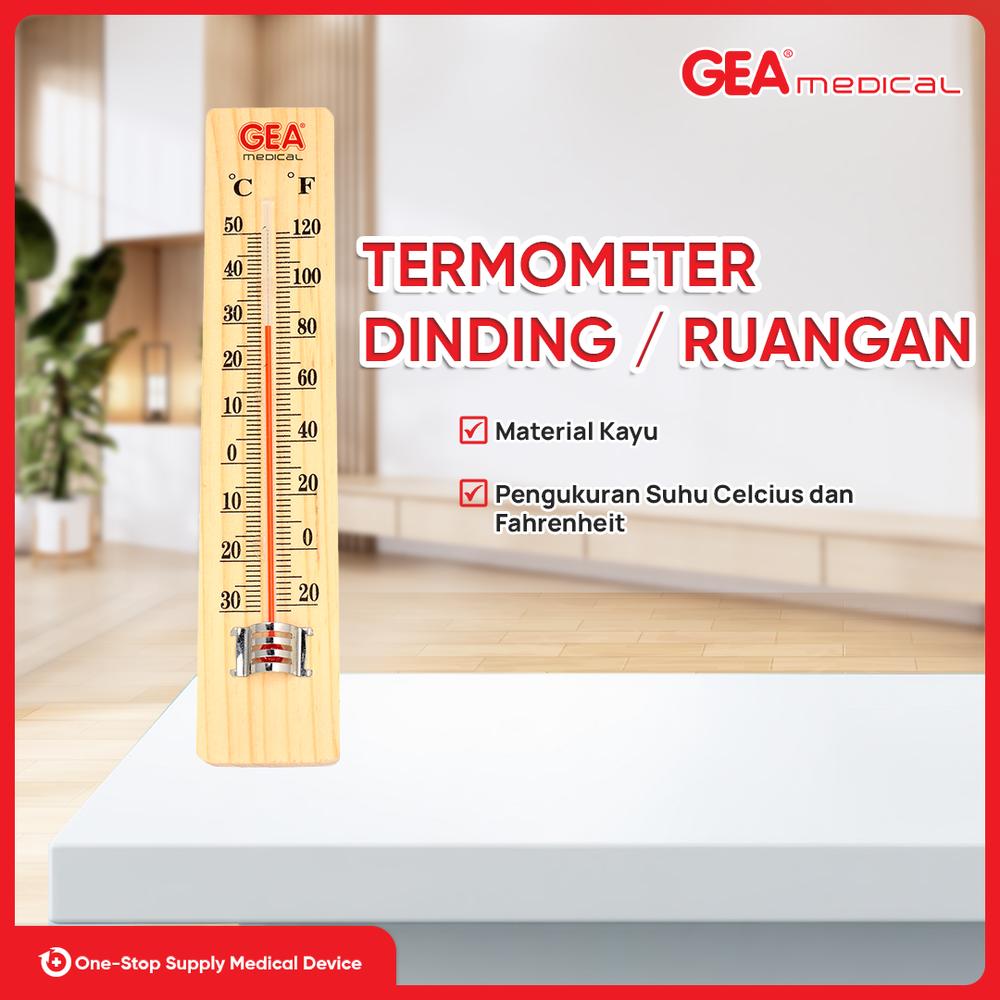 GEA Thermometer Wooden S-092