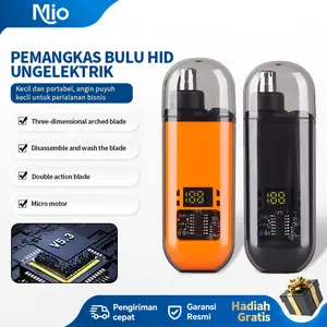 Pencukur Bulu Hidung Nose Trimmer Elektrik Alat Cukur Bulu Hidung Pembersih Bulu Hidung Trimmer Mini Pemotong Bulu Hidung Professional Painless Ear Hair Clipper