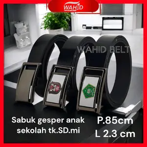 ikat pinggang anak sekolah sabuk gesper sd mi tk viber kalep 2.5 cm panjag 85 cm
