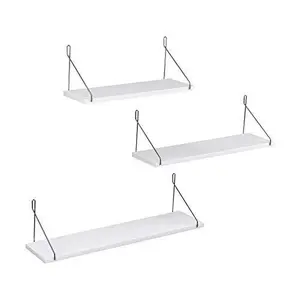 Rak Dinding tempel kayu besi rak dinding gantung ambalan rak dinding serbaguna TERLARIS