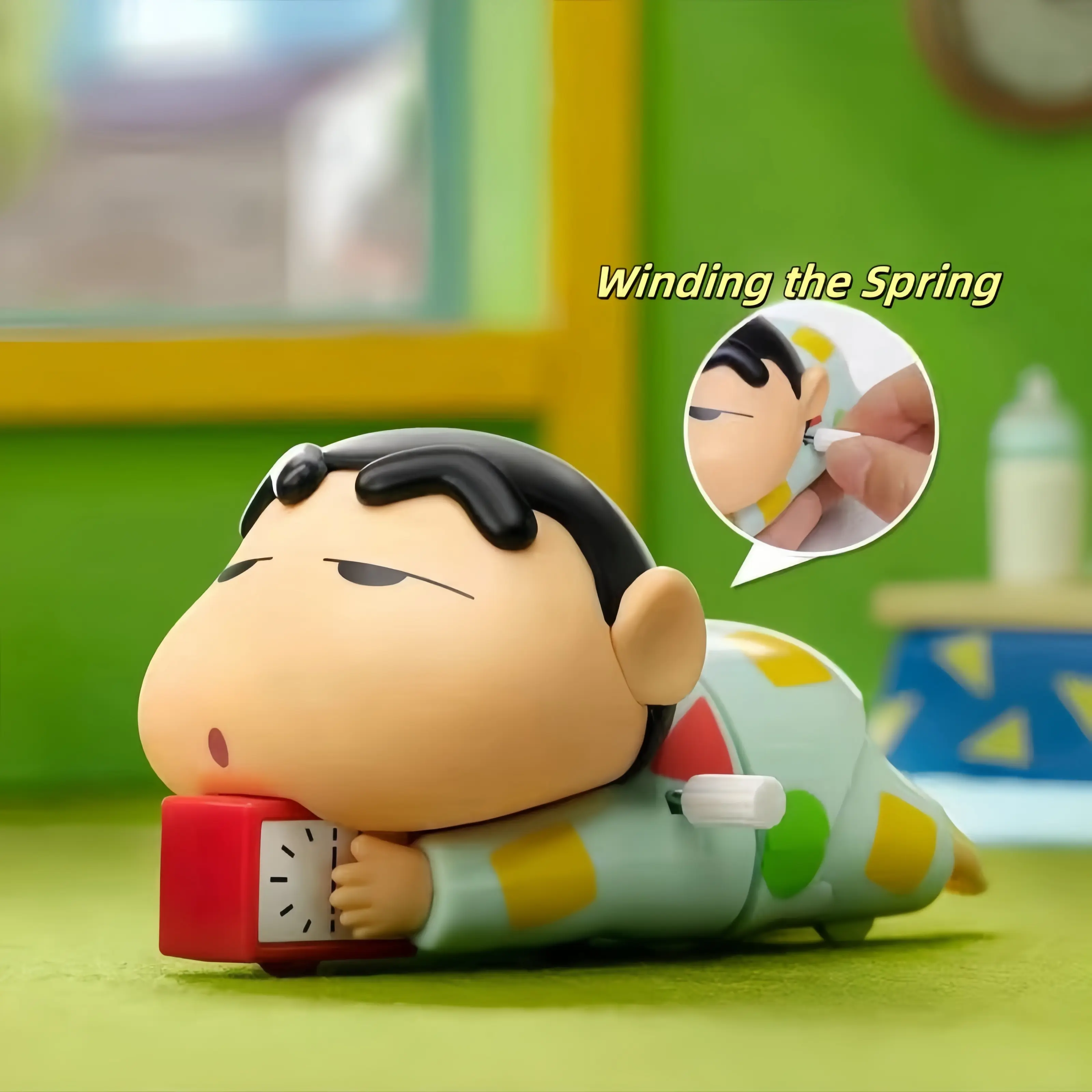 Crayon Shinchan Dynamic Shin-Life Action Figure Collectible Toy Kawaii Desktop Decor Creative Gift for Birthday Party