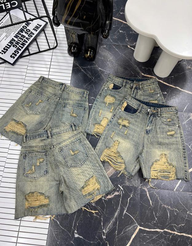   LSN Quần Jean Ngố Đùi Nữ Rách Trước Và Sau Women 41 - 42 - 43 