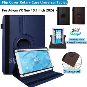 Case Advan VX Neo | Advan VX Neo | 10.1 10 Inch Sarung Tablet Flip Cover Rotary Casing Stand Slot Pen Casing Tab Universal - Advan Tab VX Neo