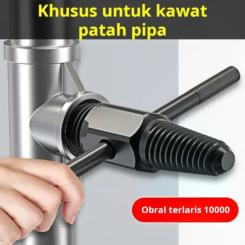 Alat Pelepas Kawat Rusak Katup Sudut Keran Ekstraktor Kawat Rusak 4/6 Poin Pipa Air Anti Kawat Pipa Rusak Kepala Rusak 0
