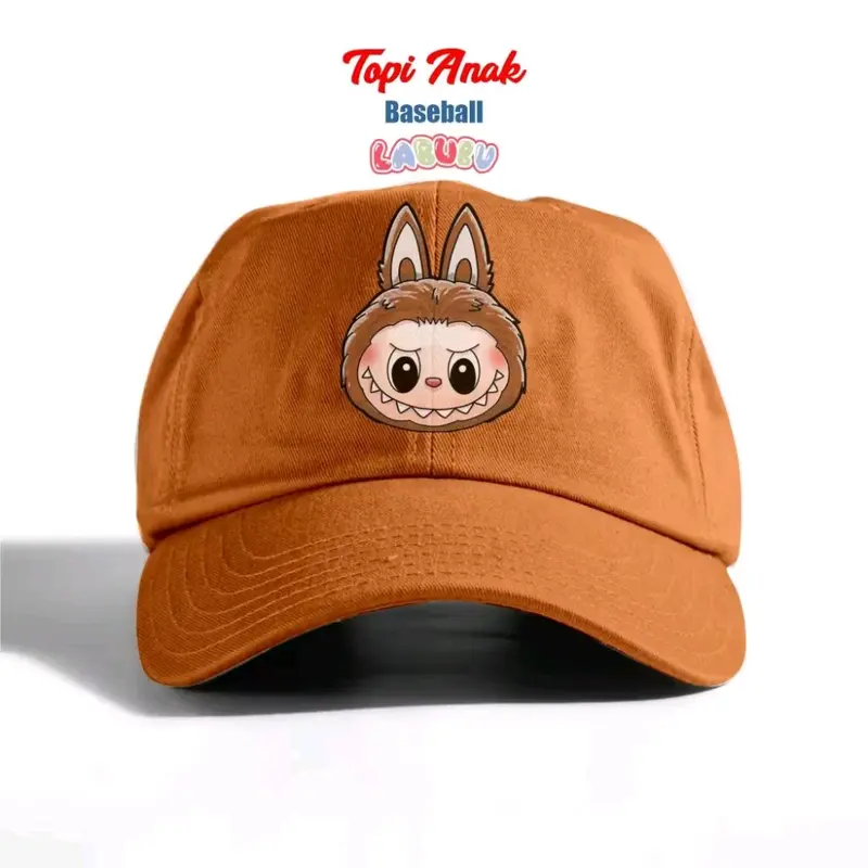 Topi Baseball Anak Gambar Labubu. Topi Labubu Viral Untuk Anak Laki Laki Perempuan Fashion 4