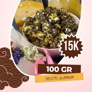 Pop corn melted renyah bikin nagih karna dibuat dari bahan premium berkualitas