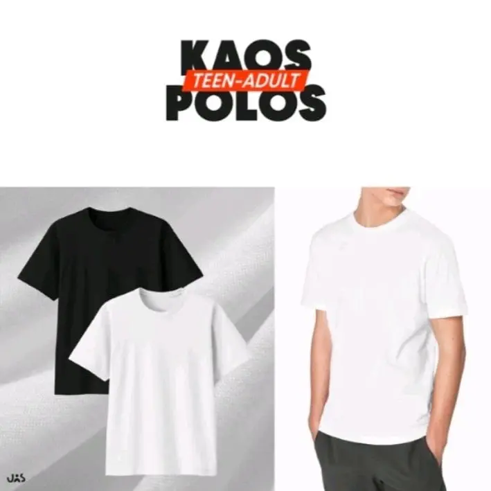 KAOS POLOS PREMIUM BESTSELLER LENGAN PENDEK COTOON COMBED 30s Distro Pria Santai 1