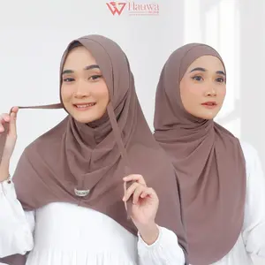 Hauwa Lalisa Hijab Bergo instan Jersey Korea