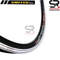 Dubble Wall Rim Jual VELG SEPEDA 26 UNITED 2604 LUBANG 36 HOLE 36 DOUBLE WALL HITAM RIM ...