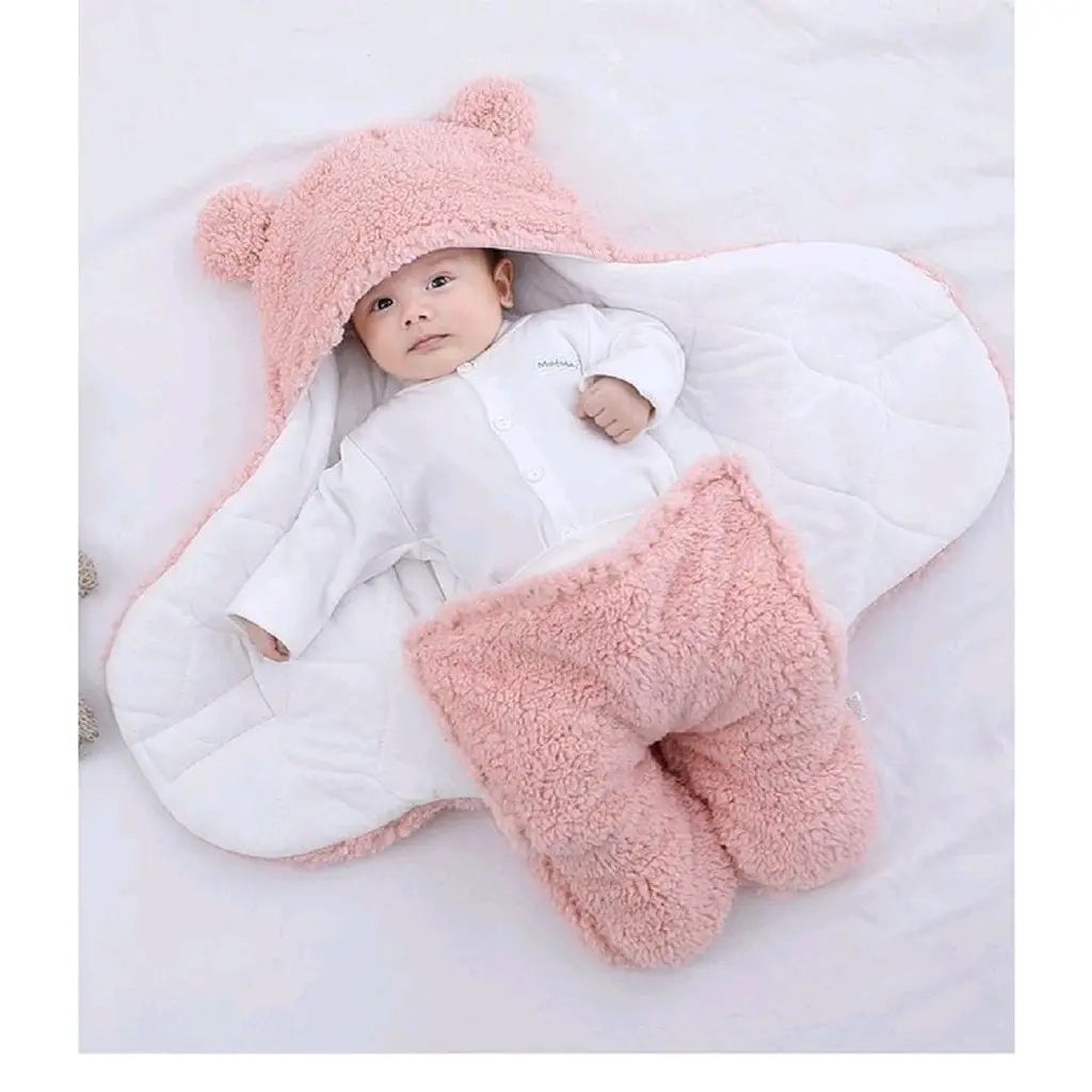 Selimut Bayi Karakter Lucu Newborn Usia 0-1 Tahun Soft Blanket Lembut Bedong