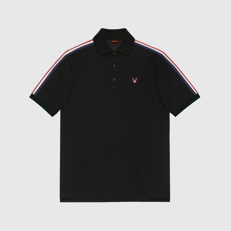 Áo Polo Nam Polo Lindo Logo Đen Cotton Cá Sấu (100% Cotton) Co Giãn 4 Chiều/ Form Regular - REVVOUR