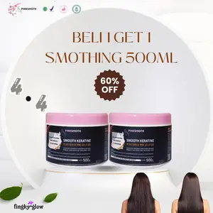 BELI 1 GET 1 SMOTH KERATINE 500ML - PINKSMOTH  perawatan Haircare