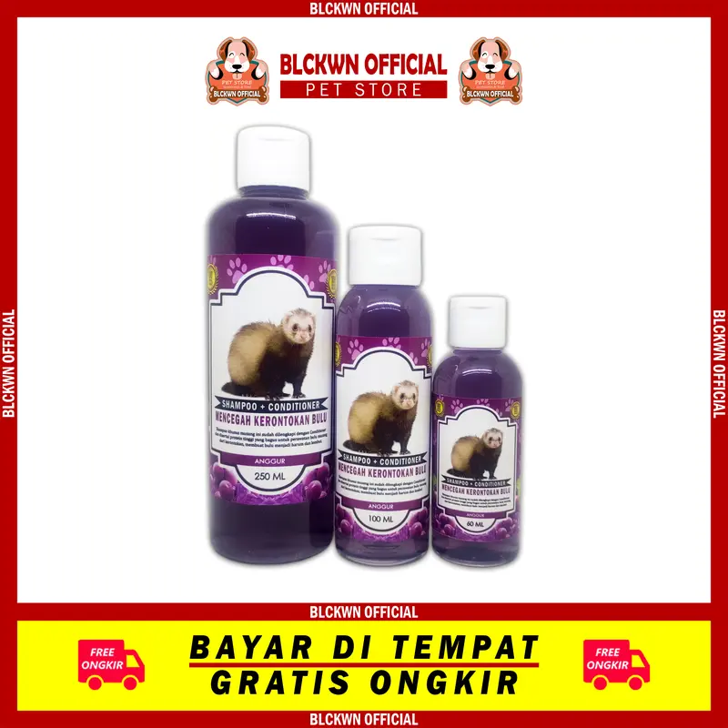 Sampo Luwak Musang Anti Rontok Harum Anggur 1