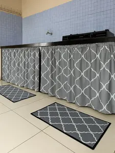 Gorden Kolong Dapur Minimalis Ukuran 100cmx70cm Bonus Tali Curtain hordeng kolong kompor