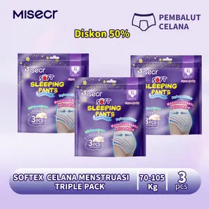 [3 BALL]Pembalut ibu bersalin Popok Celana Wanita XL 70-105kg - Paket 3 | Anti Bocor 360° & Free Ongkir tampon