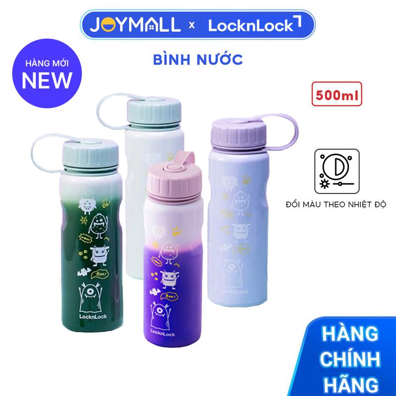  Bình Nước LocknLock 500ml LHC7005 Đổi Màu Theo Nhiệt Độ Hàng Chính Hãng Thép Không Gỉ - JoyMall 