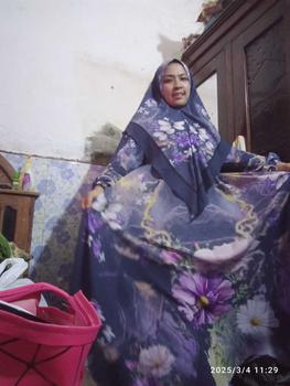 Product Review of Almira Gamis  Motif printing  Digital klok mayung Gamis pesta   Syari Muslim Kondangan from R**a A** s**p 3