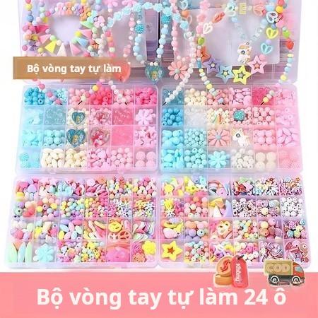  Bộ Đồ Chơi Diy Xâu Vòng Tay Vòng Cổ Hạt Cườm Nhiều Mẫu Công Chúa Cho Bé Đồ Chơi Thủ Công Thoả Sức Sáng Tạo Cho Bé Bộ dụng cụ làm đồ trang sức DIY cho bé gái vòng tay & vòng cổ thủ công  Phụ kiện ngẫu nhiên  Quà tặng sinh nhật 