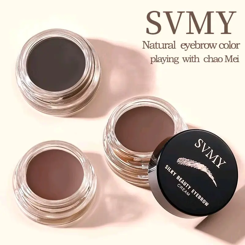 (free kuas) EYEBROW CREAM WATERPROOF & LONG LASTING(pomade) SVMY Alis
