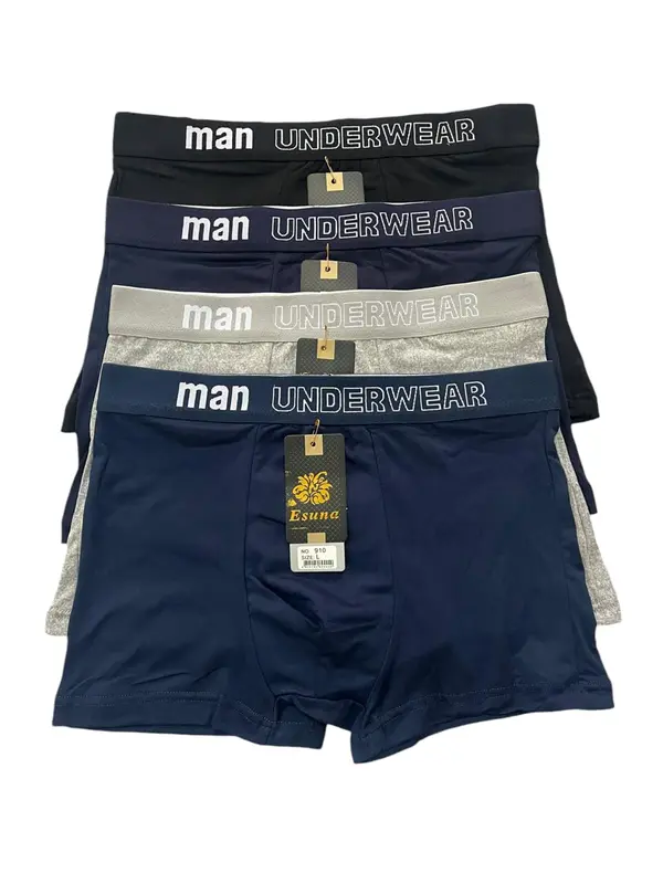 Boxer Pria Katun Laki-Laki Kotak 3-6pcs Motif Cowok Pendek Remaja Dewasa 0