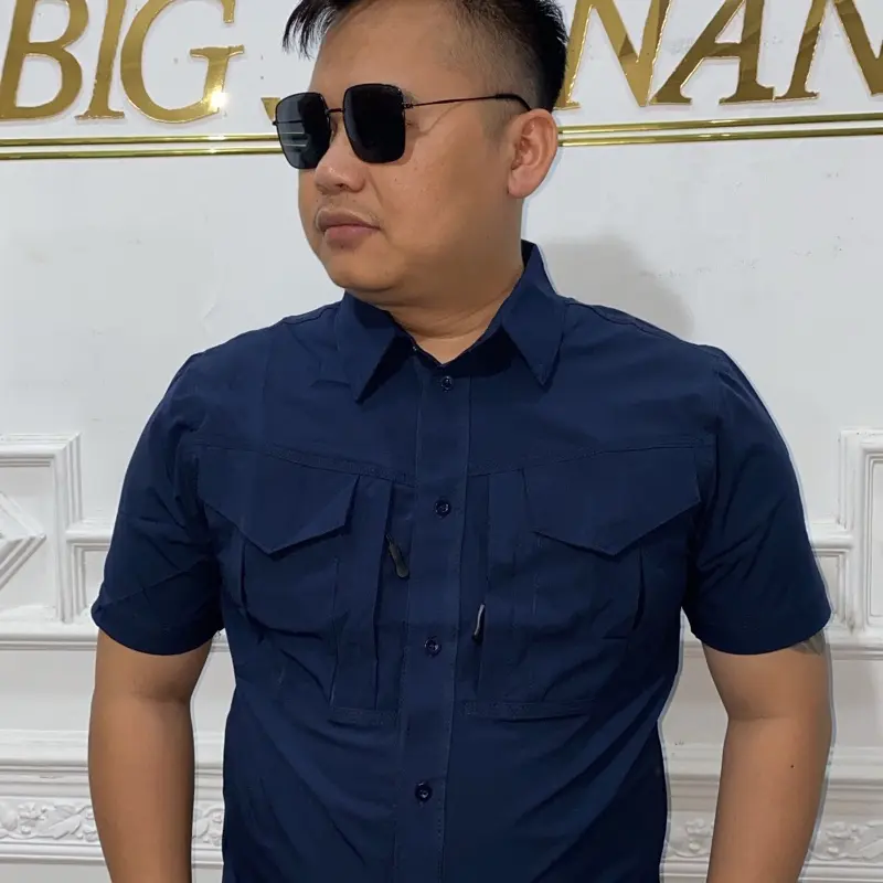 Kemeja tangan Pendek bahan DESPO stret