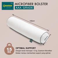 Gambar Quantum Guling Microfiber 22x100 cm - Putih, 20x90 dari Quantum Springbed Kab. Bogor 4 Tokopedia