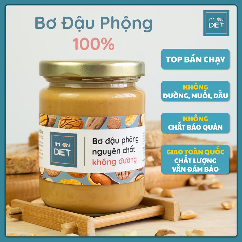 Bơ Đậu Phộng Không Đường Bơ Lạc Nguyên Chất - Im On Diet