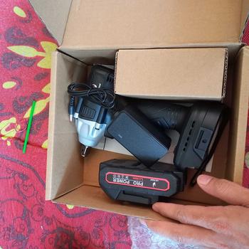 Product Review of Impact Wrench Cordless Baterai Brushless 3200NM Torsi Tinggi Cocok untuk membuka baut from H**y D**y 1