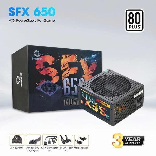 Bộ nguồn máy tính Coolerplus SFX 650 - 80Plus Black