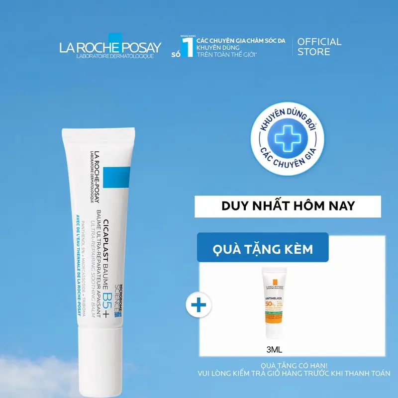 Kem dưỡng hỗ trợ làm dịu & phục hồi da La Roche-Posay Cicaplast Baume B5+ 15ml