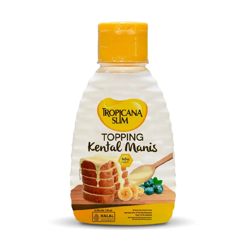 Tropicana Slim Topping Kental Manis 150ml - Bebas Gula - Cocok untuk Dessert 5