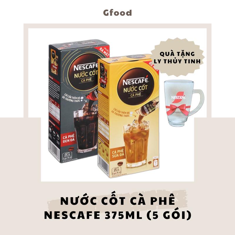 Nescafe Nước Cốt Cà Phê Cà Phê Sữa Cà Phê Đen 375ml HSD T12 25