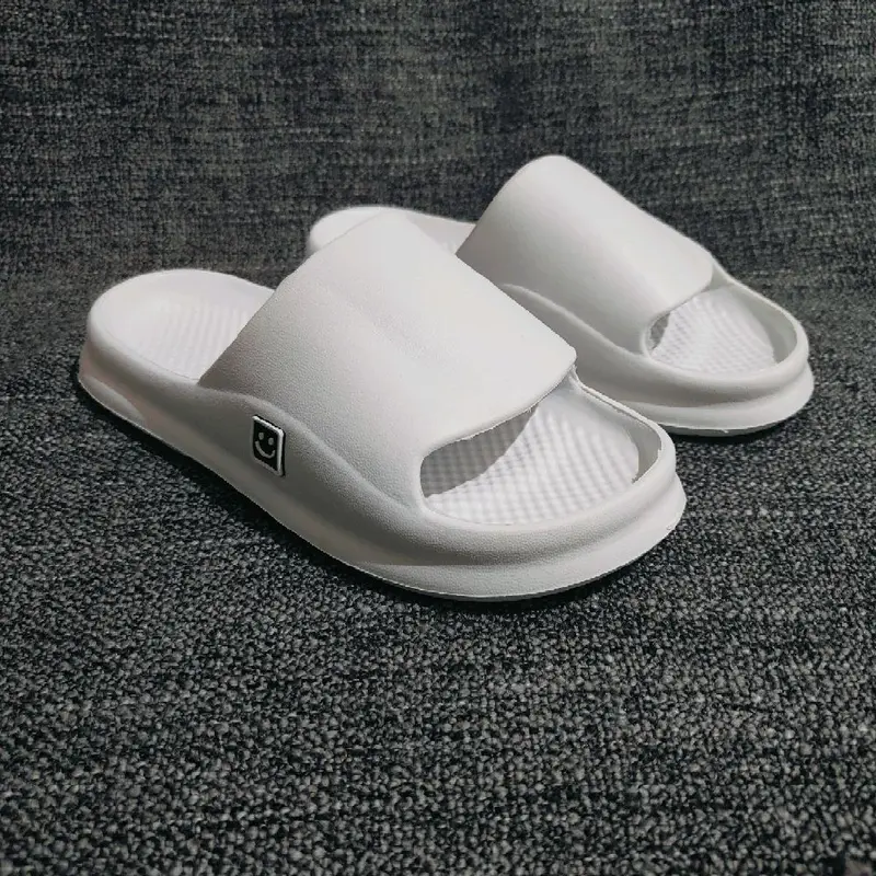 Eva sandal pria / wanita slip on size 36-44 full karet / eva sendal unisex Hitam Pink Putih 0