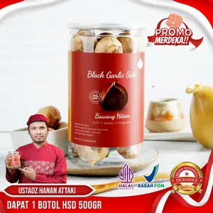 [DISKON JOIN LIVE]Black Garlic HSD 500 Gr / Bottle, Bawang Hitam Toples Spice