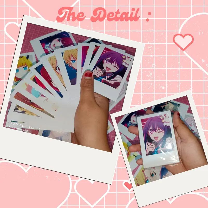 Polaroid Love Anime (Hiasan atau Pajangan Kamar) Koleksi Foto Polaroid Anime 6