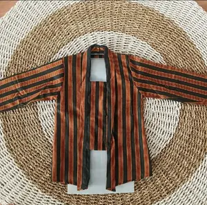 ANAK ATASAN  PEREMPUAN LURIK COKLAT HITAM