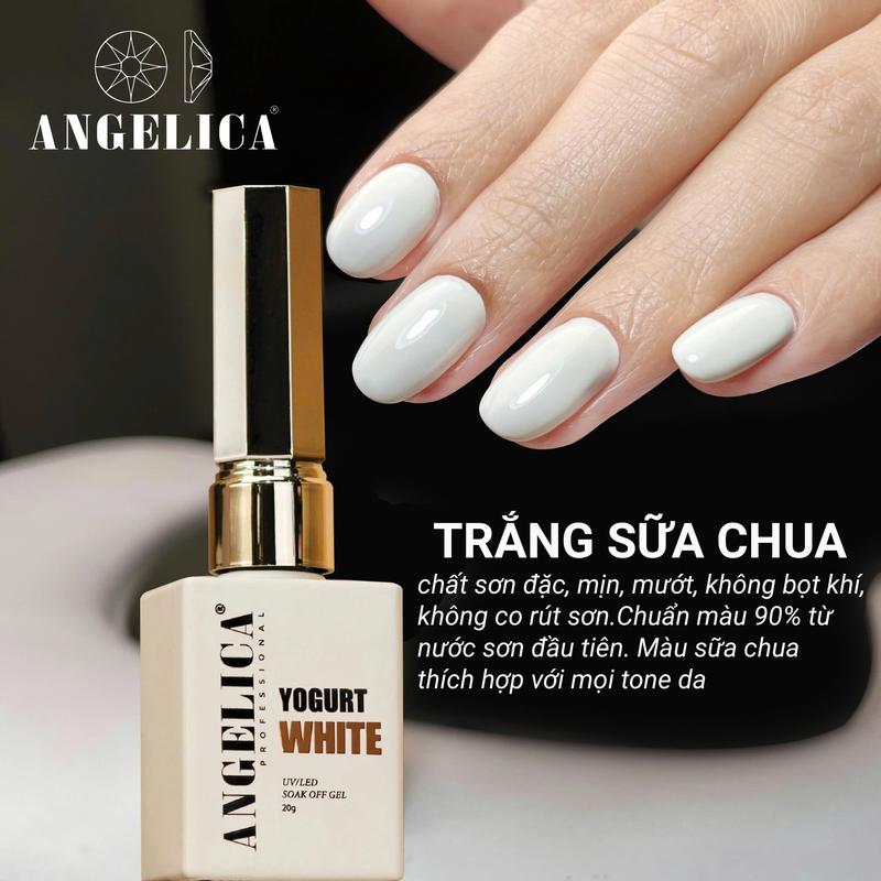 Sơn Gel Bản Siêu Cấp Chính Hãng ANGELICA Chai 20g - Gel Sơn nail xinh