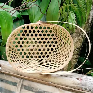 Tas bambu gamers / keranjang tas bambu anyam  tarawang