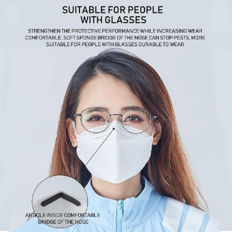 MASKER KN94 KN95 N94 KF94 EVO, Masker 4 Ply - Putih