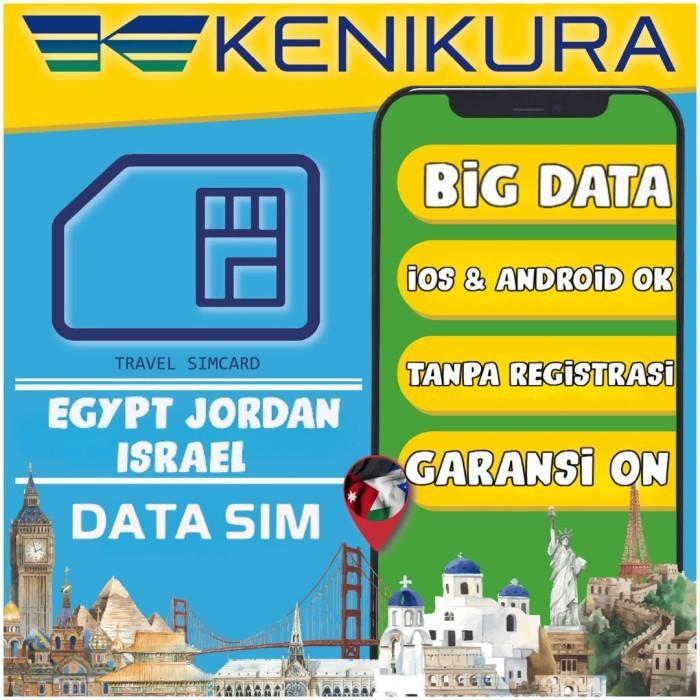 Gambar SIM Card Israel Jordan Egypt Kuota Total | Yordania Mesir Holyland SimCard Internet Travel | Kenikura dari Kenikura Tour Kota Tangerang Selatan Tokopedia