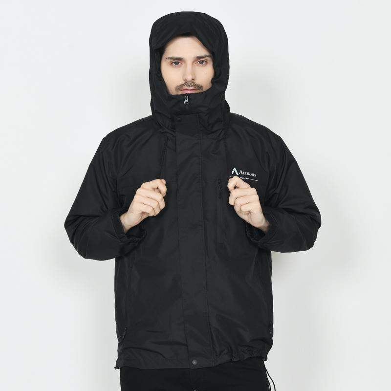 Armous Jaket Parasut Winbreaker Gorpcore Pria Full Face Outdoor Gunung Waterproof 1