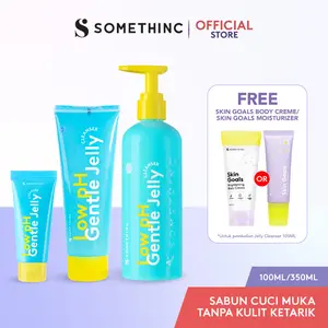 SOMETHINC SOMETHINC Low pH Gentle Jelly Cleanser - Sabun Cuci Muka Semua Jenis Kulit, Pembersih Kotoran, Facial Wash Gentle, Kulit Tidak Ketarik, All Skin Type, Low PH sensitive Repair Skin Barrier